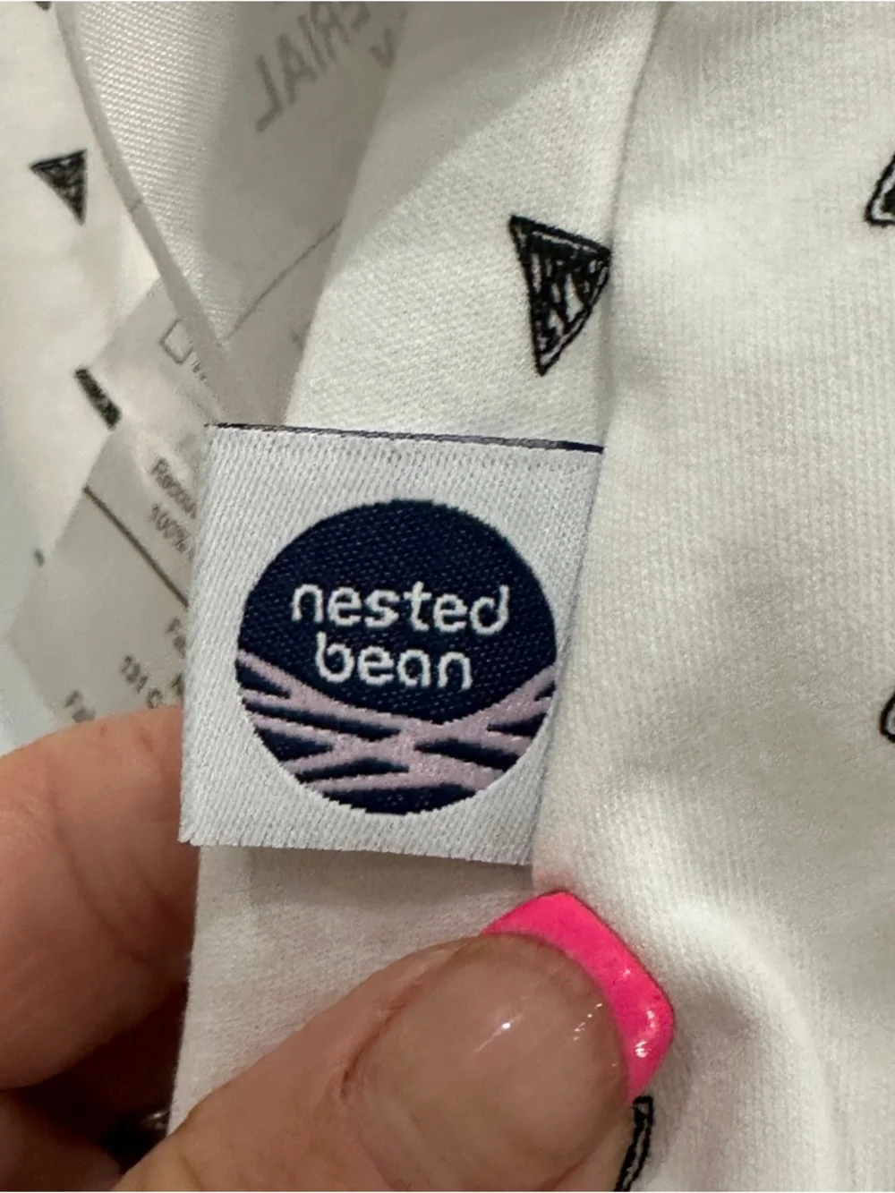 Bean‎ Zen Sack Sleep Sack Small 0-6 Months Wearable Blanket 100% Cotton White